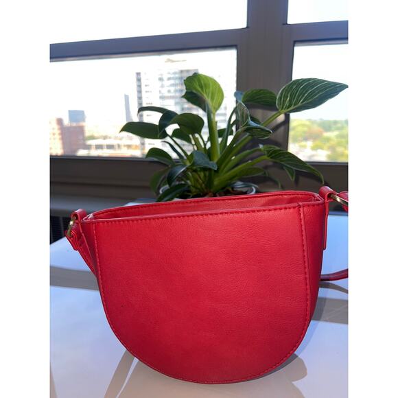 Eco-Friendly Coral Crossbody Purse - 100% Recycled Polyester Lining - Picture 8 of 10